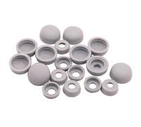 50 Pezzo You.S Universale. Steckkappe Cappelli IN Grigio Chiaro