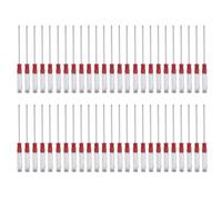 50 piccoli cacciaviti colorati con impugnatura antiscivolo e punta piatta e scanalata per un'identificazione efficiente cacciavite a testa piatta