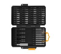 50 Piece Precision Professional Driver Bits Set With Storage Case | Screwdriver Bits Set Features 50 Pieces Precision Professional Drill Tips Stored Organized Protective Storage Case Box