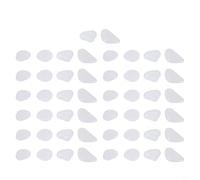 50 pietre luminose per giardino e acquario, 2-3 cm, ciottoli in resina, resistenti alle intemperie, per sentieri, aiuole, piscine e vasi, ricaricabili tramite luce solare (bianco)