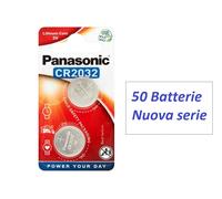 50 pile batterie CR2032 CR 2032 Litio PANASONIC 3Volt