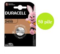 50 Pile batterie CR2450 CR 2450 3 VOLT 3V LITIO SPEDIZIONE TRACCIATA DURACELL