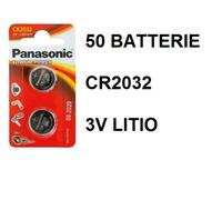 50 Pile batterie PANASONIC 2032 CR2032 DL2032 BR2032 3V 3 VOLT litio