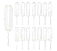 50 pipette da dessert in plastica, da 4 ml, mini pipette per cupcake, contagocce liquido da spremere, pipette per trasferimento iniettori, per riempimento di cupcake, baristi e artigianato fai da te