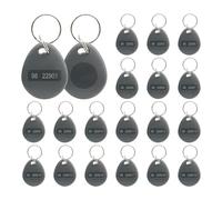 50 portachiavi di prossimità a 26 bit, 125 KHZ Weigand Prox Keyfobs compatibili con Prox Key ISOProx 1346 1386 1326 H10301, portachiavi per la maggior parte dei sistemi di controllo accessi