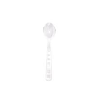 50 Posatine Cucchiaini finger food design decorati di plastica trasparente Pulz