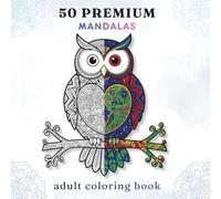 50 premium Mandala Coloring Book: For Adults with Beautiful Patterns for Fun and Relaxation stress relief