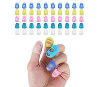 50 protezioni per dita per chitarra, 5 misure, in silicone, antiscivolo, per suonare la chitarra, uomini e donne, conteggio, cucito, documenti, strumenti per casa e ufficio