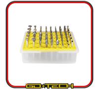 50 PUNTE FRESE DIAMANTATE Gambo 3 mm GRANA MEDIA 120 per LAVORAZIONI FRESATURA