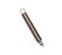 50 PZ 0,6 X 7 mm 0,5 mm Lunghezza da 15 mm a 60 mm Molla di tensione in acciaio inossidabile, con molla di estensione a gancio(50mm)