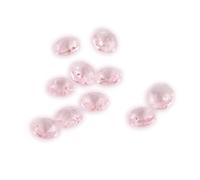 50 pz/100 pz 14mm 2 Fori/1 Foro di Cristallo Ottagono Perline di Cristallo Perline Sparse Lampada Lampadario Parti(Pink,1 Hole-50pcs)