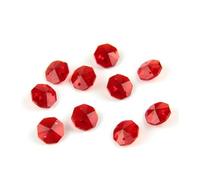 50 pz/100 pz 14mm 2 Fori/1 Foro di Cristallo Ottagono Perline di Cristallo Perline Sparse Lampada Lampadario Parti(Red,2 Holes-100pcs)