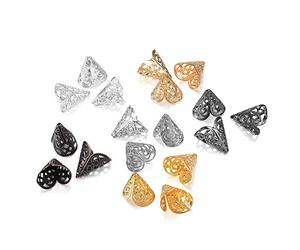 50 pz 16x16mm Pendenti E Ciondoli Cono Bead Caps Fiore Torus Forma Bead cap Braccialetto Branelli del Distanziatore per Gioielli Fai da Te Trovare Fare Accessori Convenient And Nice