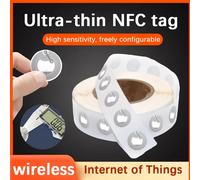 50 pz] 215NFC tag elettronico cellulare NFC Ntag carta rotonda gioco di scelta rapida comando musica parete huawei condividi ios scorciatoie