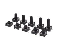 50 Pz 6x6 Smd Micro Tact Switch 0.5A 50 V Interruttori a pulsante 6 * 6 * 4.3/5/6/7/8/9/10/11/12/13/14/17mm Resistente alla temperatura(SMD 6x6x17)