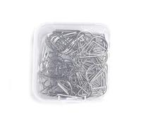 50 pz belle graffette decorative a goccia segnalibri in metallo planner ufficio per gli amanti della cancelleria clip decorative in metallo clip a goccia piccoli segnalibri