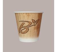 50 Pz Bicchiere Carta Caffè Biodegradabile Palm Leaf 3oz