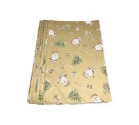 50 PZ Busta regalo perlata BABBO NATALE ORO 25x40 cm 1C8S