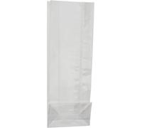50 pz buste trasparenti per alimenti opp fondo quadro sacchetto con base | 6x4x22 cm