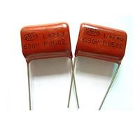 50 pz CBB 474 630 V 474J CBB21 0.47uF 470nF P20 Condensatore Film di Polipropilene Metallizzato Circuiti di controllo