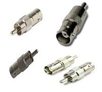 50 Pz. CONNETTORE adattatore da BNC femmina a RCA maschio connettori RMBF