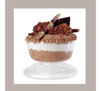50 Pz Coppa Stefania Media Cristallo Dessert Gelato da 180 cc