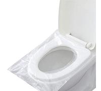 50 PZ Copriwater Usa e Getta, Copri WC Usa e Getta Pacchetto Singolo Materiale Antibatterico Dimensione Universale Perfetto per bambini,Ospedale,Viaggio e in Campeggio