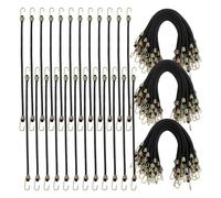 50 Pz Corde Bungee Con Ganci Corde Bungee Piccole 10 Pollici Nere Corte