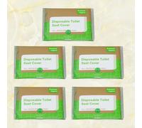 50 pz di 5 Sacchetto Monouso Guarnizione WC Coprisedile Portatile Cuscino Carta