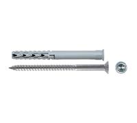 50 pz Fischer tasselli SXR-WT 10x80 mm tassello nylon con vite torx