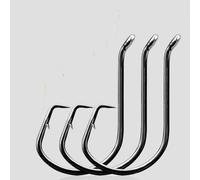 50 Pz Ircle Ami da pesca Offset Pesca alla carpa Esche vive Spinato Ami Pesce gatto Spigola Polpo Ami da pesca Affrontare acqua salata(Size-1-0 Gap-10.5mm)