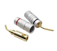 50 pz/lotto 4 MILLIMETRI Spina A Banana Maschio Audio Altoparlante jack Amplificatore Spina A Banana Connettori Terminali Spine A Banana(12 Pieces)