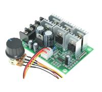 50 PZ/LOTTO 40A PWM DC Regolatore di Velocità del Motore della Spazzola 12V 24V 36V 48V Regolatore Governatore ad Alta Potenza con Controllo 'Interruttore di Inversione(6.5)