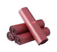 50 Pz/lotto Confezione Marrone Rosso Borsa per Posta Addensare Sacchetti per corriere Borsa per immagazzinaggio Borsa Impermeabile Busta in PE Mailer Borsa per Imballaggio Postale Sacchetti postali