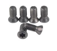 50 pz/Lotto M1.8 M2 M2.5 M3 M3.5 M4 M5 M6 Torx Vite per Tornitura in Metallo Duro Inserti Tornio CNC Strumento Accessorio in Lega di Acciaio 12.9 (Size : M3 x 8)