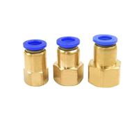 50 Pz/lotto PCF Pneumatico Femmina Connettore Rapido Raccordo 4-M5 4-01 6-01 6-02 1/8 /1/4 3/8 1/2 Filettatura for tubo 4mm 6mm 8mm 10mm 12(PCF10-03)