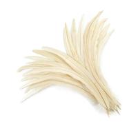 50 pz/lotto Piume Colorate Coda di Gallo Accessori Artigianato Decorazione Festa di Nozze Lungo FAI DA TE Bianco 25-30cm 10-12 pollici