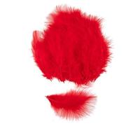 50 pz/lotto piume naturali 10-15 cm soffici piume per decorazioni per feste di nozze gioielli fai da te accessori artigianali rosso 50 pezzi