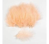 50 pz/lotto piume naturali 10-15 cm soffici piume per festa di nozze decorazione gioielli fai da te accessori artigianali champagne 50 pezzi