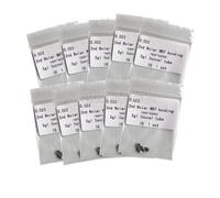 50 pz Lotto Tubi Buccali Ortho per Molari, Mesh Base, MBT 0.022" 2° Molare
