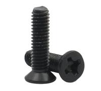 50 Pz M1.2 .4 .6 M2 .5 M3 M4 8. In Acciaio Al Carbonio Croce Piatta Vite A Testa Svasata Bullone(12mm,M1.4 x 50pcs)