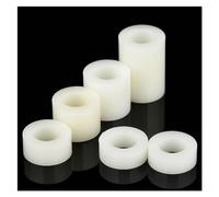 50 pz M3 M4 M5 Colonna Isolata Manicotto In Plastica Cuscino Alta Colonna Rondella Pilastro Distanziatore Nylon Distanziali Rondella di Isolamento(M4_HEIGHT 12MM)