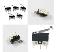 50 Pz. MICROSWITCH pulsante leva ad arco circuito stampato fine corsa 1A