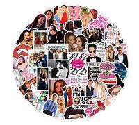 50 pz/pacco Gossip Girl Classic TV Show Adesivi Per Mobili Scrivania Da Parete Sedia FAI DA TE Giocattolo Auto Computer Decalcomania TV Moto
