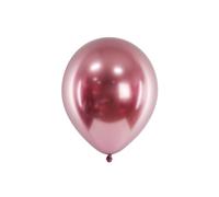 50 PZ Palloncino Palloncini Lattice 30 cm GLOSSY ROSA GOLD 148B