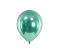 50 PZ Palloncino Palloncini Lattice 30 cm GLOSSY VERDE BOTTIGLIA 1487