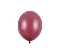 50 PZ Palloncino Palloncini Lattice 30 cm GRANATA metallic 1379