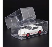 50 Pz Plastica PVC Trasparente Scatola Vetrina, Scala 1/64 Veicolo Modello Auto Vetrina Organizer Scatola, Modello Auto Esposizione Box Accessori