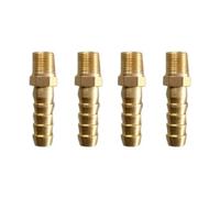 50 Pz, Raccordo In Ottone Femmina Con Filettatura Maschio 1/8" x 1/8"