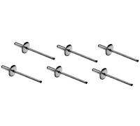 50 PZ. RIVETTI A STRAPPO RIVETTO ALLUMINIO testa larga 4,8x16 testa 14mm